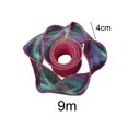 thumbnail image 6 of 1 Roll 10 Yard Chiffon Ribbon Iridescent Valentine's Day Wedding Birthday Bouquet Gift Wrapping Sheer Organza Ribbon Birthday Party Ribbon Decoration, 6 of 8