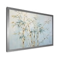 thumbnail image 3 of Designart "Zen Moment With Blue Bamboo" Bamboo Picture Framed Wall Art Living Room, 3 of 5