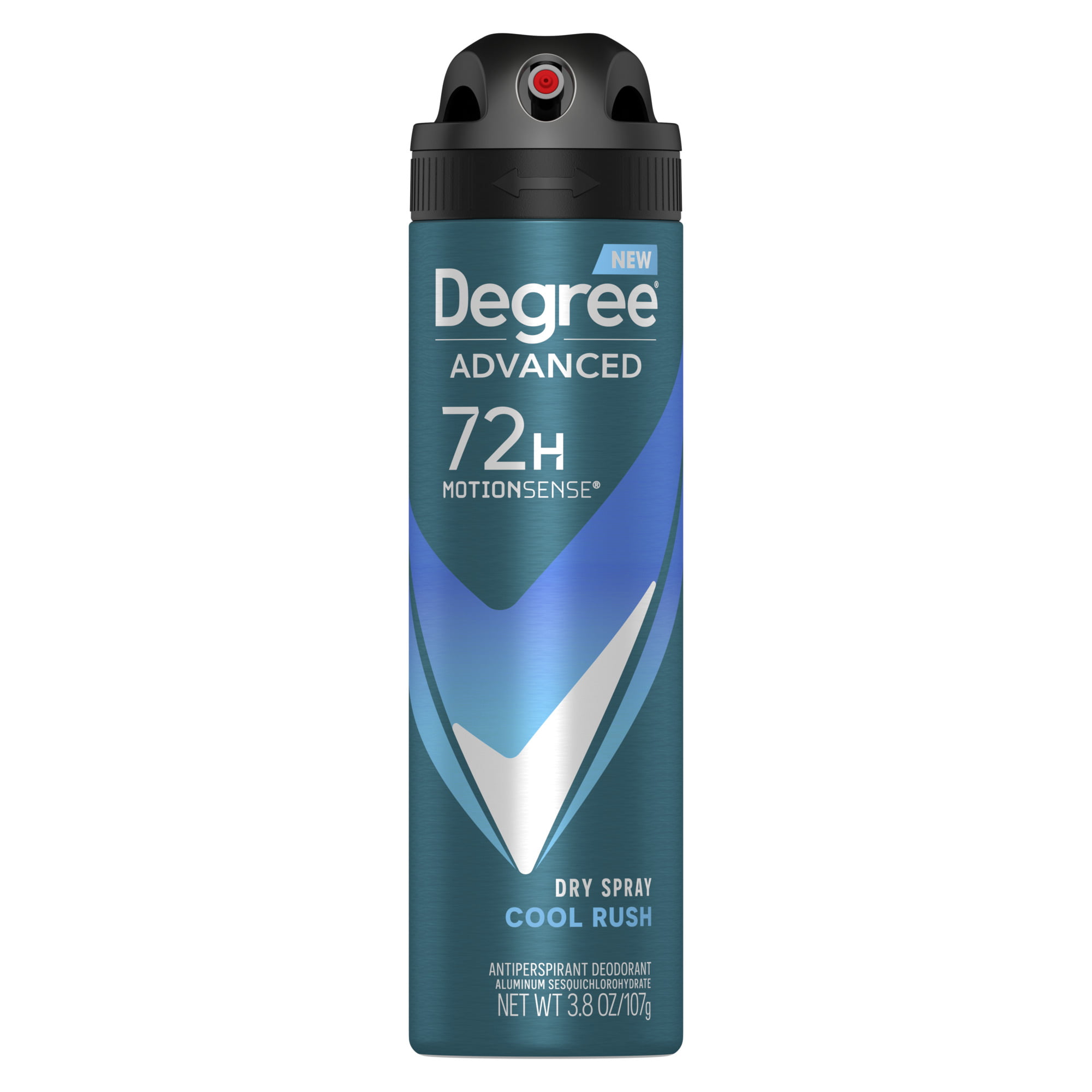 Turbulentie Bijdragen tafereel Degree Men Advanced 72H Antiperspirant Deodorant Dry Spray Cool Rush, 3.8  oz - Walmart.com