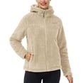 thumbnail image 7 of Pioneer Camp Women's Fuzzy Fleece Jacket Full Zip Up Lightweight Warm Soft Fleece Coat with hood for Spring Fall Winter, 7 of 7