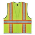 thumbnail image 2 of Ergodyne GloWear® 2-Tone Mesh Hi-Vis Type-R Class 2 Safety Vest, X-Large, Lime, 2 of 8
