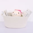 thumbnail image 3 of Unique Bargains Large Storage Baskets Cotton Rope Basket Woven Laundry Basket with Handle, 3 of 6