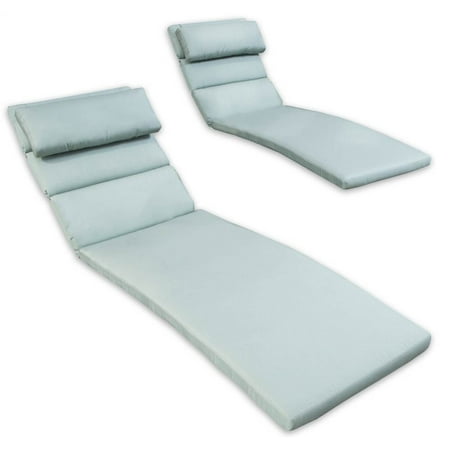 Patio Chaise Cushions In Bliss Blue Set Of 2 Walmart Com