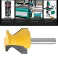 thumbnail image 1 of 8mm Shank High Hardness Milling Cutter Effective Woodworking Router Bit Cutter for Home Window Cabinet Woodworking Texturing Grooving, 1 of 9
