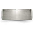 thumbnail image 4 of Chisel Titanium Brushed 8.2mm Half Round Band - Ring Size 12.0, 4 of 8