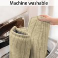 thumbnail image 5 of 20x32 Inch Ultra Soft Faux Bath Mat Non Slip Absorbent Microfiber Bathroom Rug, Wood Print, 5 of 5