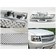 thumbnail image 2 of Spec-D Tuning HG-AVA07C2P-GL Chevy Avalanche 1500 2500 Chrome Front Hood Grill Mesh Grille Suburban Tahoe, 2 of 2