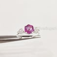 thumbnail image 2 of Alexandrite Ring, 925 Sterling Silver, Women Ring, Hexagon Natural Alexandrite, June Birthstone, Christmas, Tiny Dainty Ring, Marquise CZ Ring, Handmade, Statement Jewelry, Wedding, Anniversary Gift, 2 of 8
