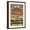 Brown Frame, variant on Art.com Georgia - Peach Farm Art Print by Lantern Press, White Frame Wall Art, 17" x 23"