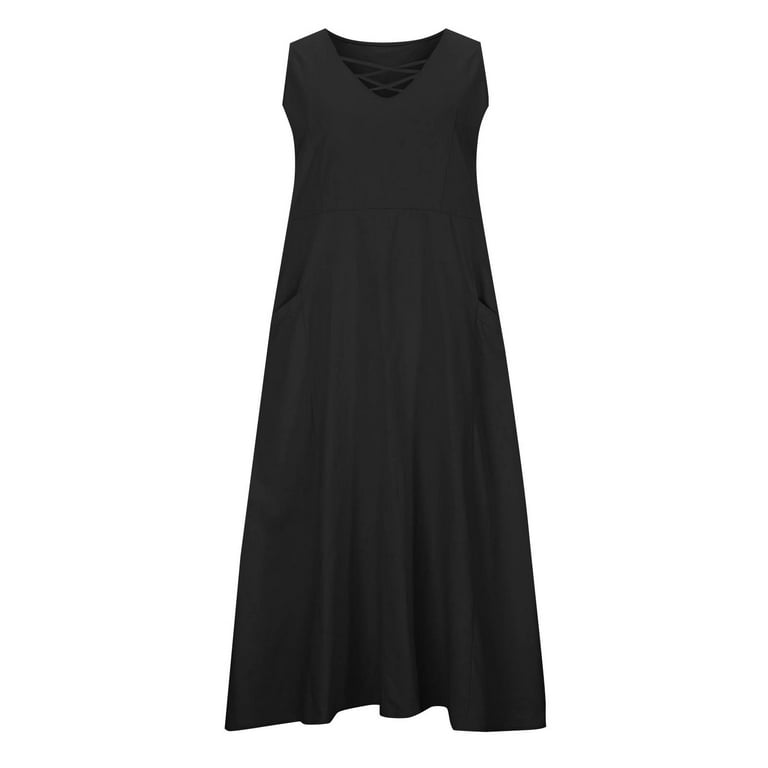 chinese dress ladies Boho Linen Dress