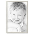 thumbnail image 2 of ArtToFrames 26" x 40" Slanted Lip White Picture Frame, 26x40 inch White Wood Poster Frame (WOM-4825),  Pack, 2 of 7