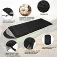 thumbnail image 3 of 4 Pcs 0 Degree Camping Sleeping Bags Bulk for Adults 4 Season Warm Cold Weather Sleeping Bags with Compression Sack Lightweight Portable Waterproof for Backpacking Hiking Outdoor, 3 of 13