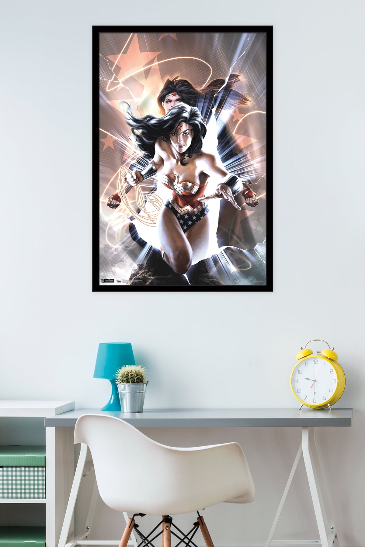 DC Comics - Wonder Woman Wall Poster, 22.375" x 34", Framed