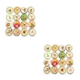 thumbnail image 4 of Qarigey 100 Piezas Botones de Relojes Decoraciones Manualidades DIY para Coser 20mm 20mm 2piezas, 4 of 6