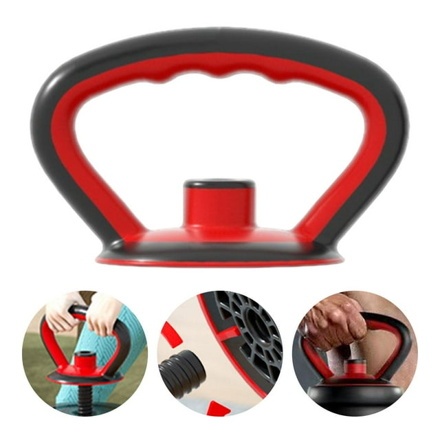 DYNWAVECA Kettlebell Weight Accessory Dumbbell Grip Fitness Exercise Kettlebell Handle Training for Home Gym Weight Lifting Competition A Handle