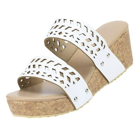 

Sandals Women Fashion Dressy Summer Slip-On Wedges Hollow Out Beach Open Toe Breathable Sandals Shoes Shoes For Women Sandals