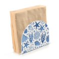 thumbnail image 2 of Beach Coastal Beach Seaside Acrylic Napkin Holder Tissue Paper Clear Tabletop Dispenser Dining Room Bathroom Party Hotel, 2 of 8