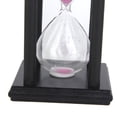 thumbnail image 3 of Reloj de arena de madera de 30 minutos, temporizador para regalo o decoración, color rosa, 3 of 9