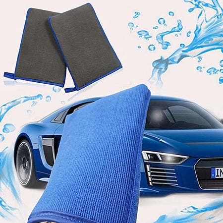 Gobestart Car Wash Magic Clay Mitt Auto Care Cleaning Towel Microfiber Sponge Pad