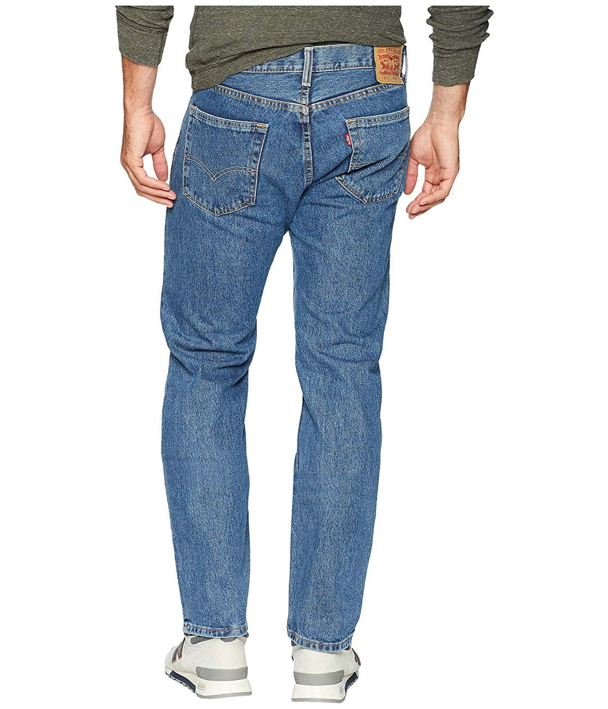 Levis Men's 505 Regular Fit Jeans - Walmart.com