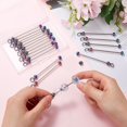 thumbnail image 3 of 20 Pieces Key Chains Bulk Keychain Beaded Keychains for Jewelry Making Accessories DIY Beaded Keychain Supplies, 3 of 6