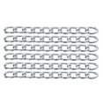 thumbnail image 4 of Cadenas de bordillo de aluminio Cadena de eslabones de cadena de artesanía de metal Collar de eslabones de cadena sin soldar para manualidades de bricolaje Fabricación de joyas ANGGREK  Otros, 4 of 8