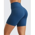 thumbnail image 2 of CRZ YOGA Womens ButterLuxe Biker Shorts 6 Inches High Waisted Workout Running Yoga Shorts, 2 of 4