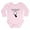 Petal Pink, variant on CafePress - Born With The Hunting Gene Body Suit - Long Sleeve Cotton Baby Bodysuit