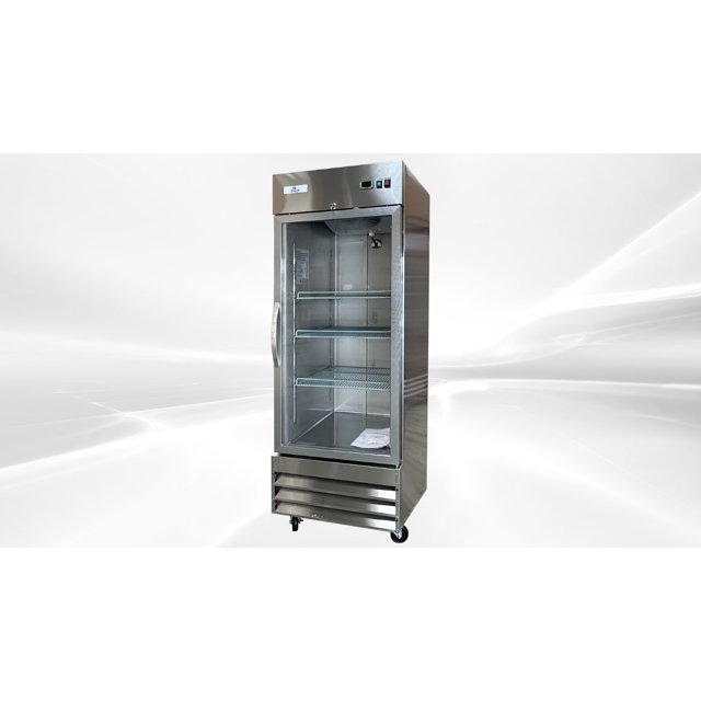 Heavy Duty 23 Cu.ft single Glass Door Stainless Steel Commercial NSF