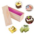 thumbnail image 2 of Molde de Jabón, Molde de Caja de Jabón Doble Abierto para Panes para Pudines para Tartas para Chocolates LHCER 1, 2 of 9