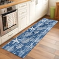 thumbnail image 2 of Runner Rug 2 x 6 Ft, Navy Blue Coastal Washable Non-Slip Floor Mat for Kitchen Hallway/Entryway, Summer Beach Nautical Starfish Coral Vintage Long Kitchen Runner Area Rugs for Living Room,, 2 of 8