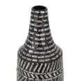 thumbnail image 5 of DecMode 22" Tribal Handmade Black Mother of Pearl Shell Vase, 5 of 8