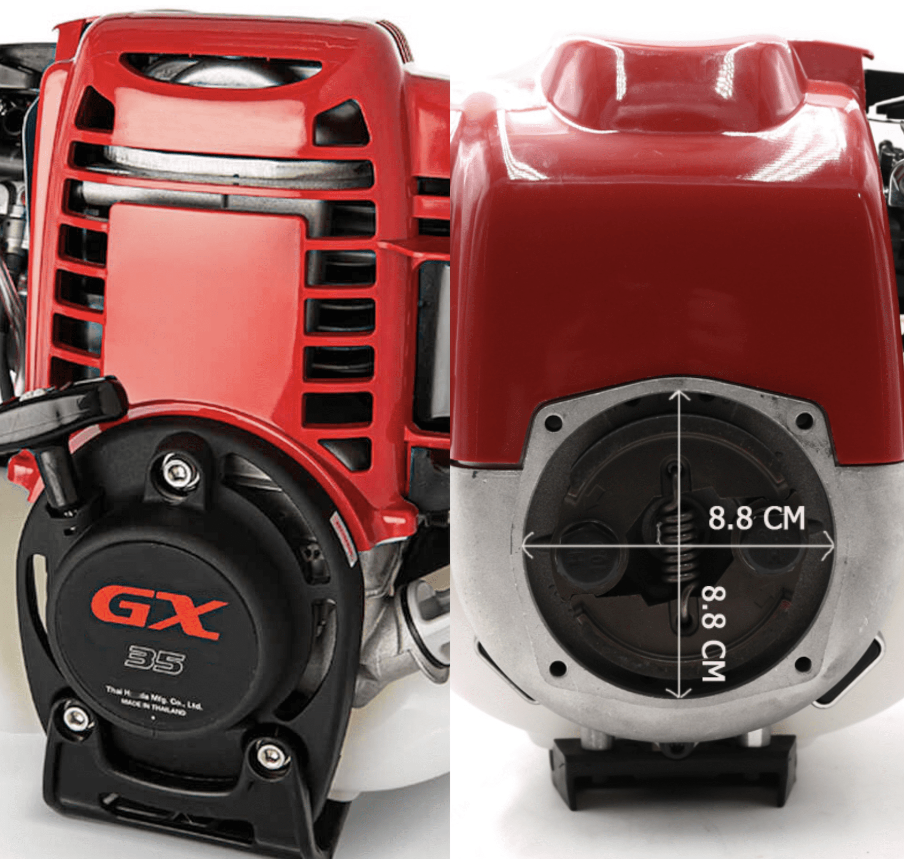 Gx35 brush cutter 5 in 1 gas 4 cycle weed eater string trimmer lawn mower