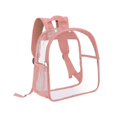 thumbnail image 1 of Mochila transparente de PVC impermeable, informal, mini mochila transparente para Rosa, 1 of 9