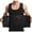 Black, variant on BLTIBY Slimming Vest Tops for Men Tummy Control Body Shaper Sleeveless Chest Gynecomastia T Shirts Waist Trainer with Belt Shapewear Tank Top Black L
