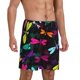 thumbnail image 2 of Fotbe Colorful Dragonflies Pantalones Cortos de Pijama para Hombre, Ropa de Dormir, Pantalones de Pijama Cortos para Hombre-Large, 2 of 6