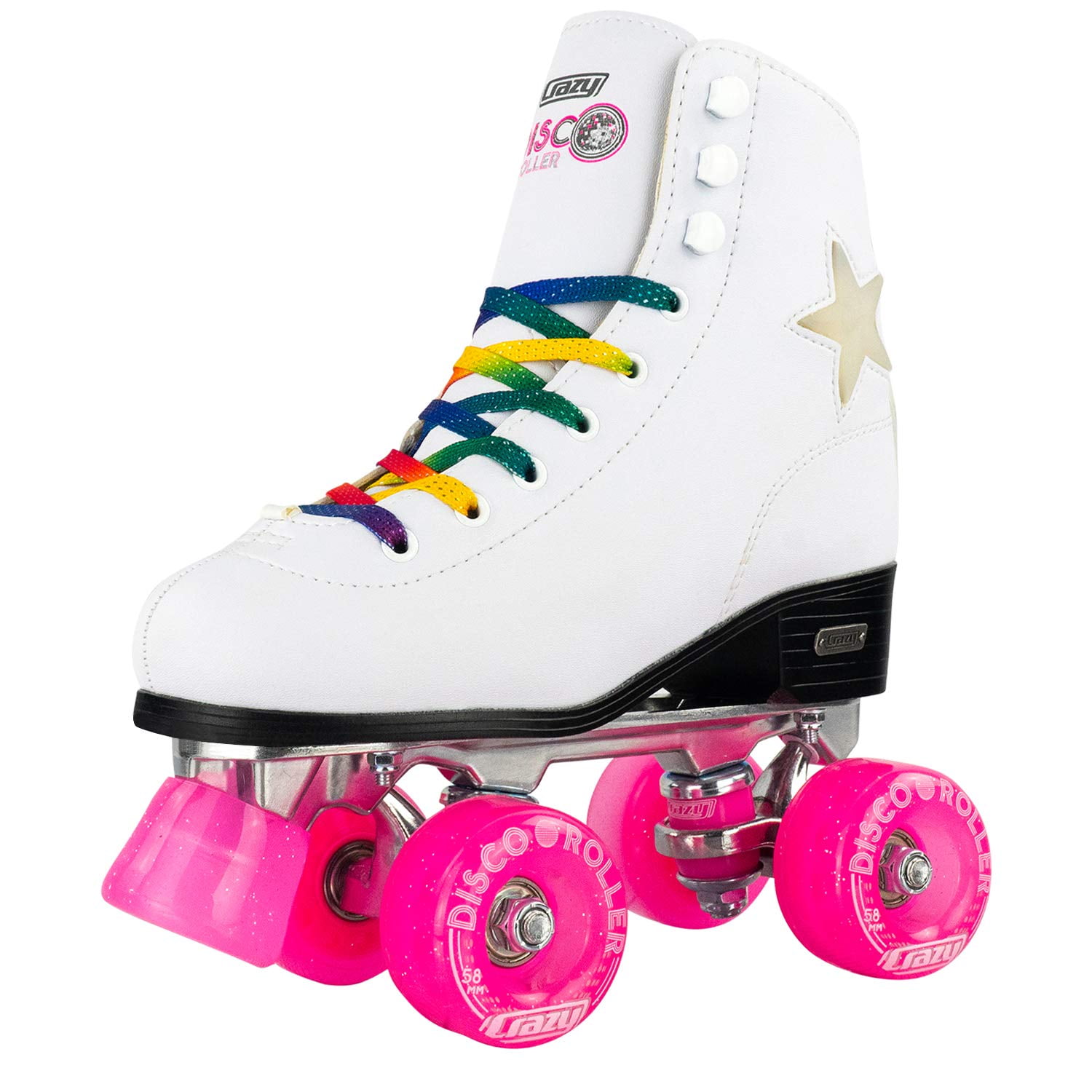 6 x Roller Skate Disco Retro Party Friendship Bracelets Kids Birthday Favours