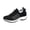Black, variant on Women's Walking Shoes Sock Sneakers Mesh Air Cushion Platform Loafers for Modern Jazz Dance Daily Use Red