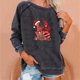 thumbnail image 1 of Pntutb moda mujer imprimir manga larga cómoda transpirable cuello redondo sudadera Pntutb Pntutb-8315, 1 of 6