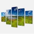 thumbnail image 2 of Ideal Summer Meadow Panorama - Impression sur Toile Paysage, 2 of 3