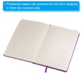 thumbnail image 4 of Unique Bargains 8.3x5.7' A5 Lined Journal Notebook Hardcover 160 Pages 80 Gsm Thick Ruled Paper, Purple, 4 of 6