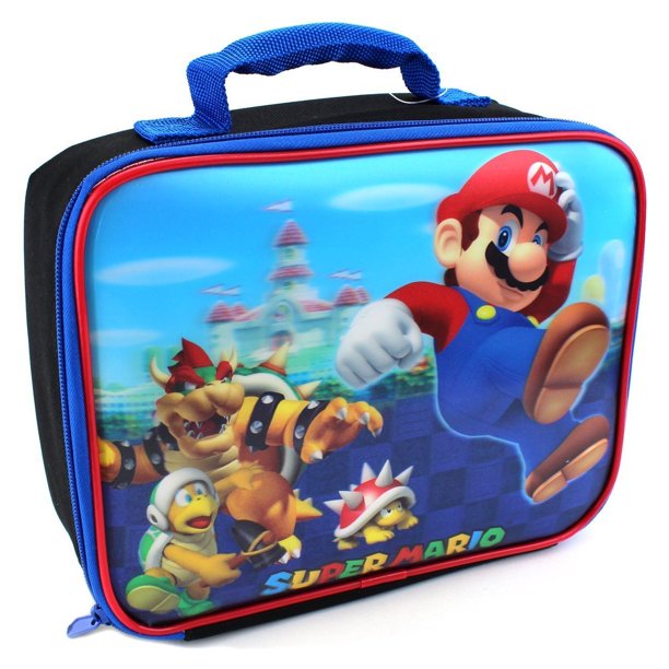 Global Designs Super Mario Soft Lunch Box (Mario Lenticular) Walmart