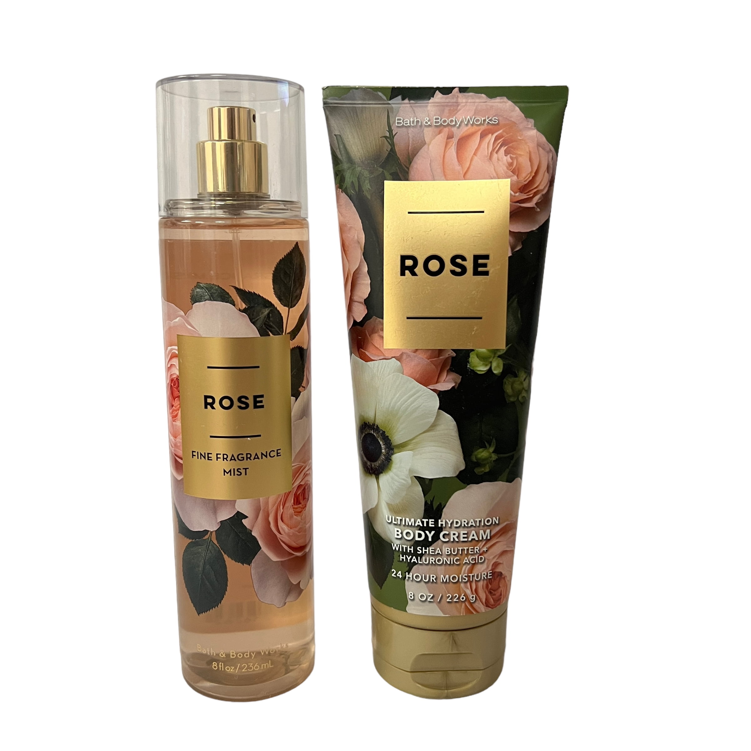 Bath and Body Works Rose Perfume Mist & Lotion Gift Set, 8 fl oz