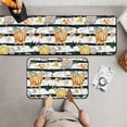 thumbnail image 2 of KOYPTL Fall Pumpkin Kitchen Mat Set Of 2 For Home Decortion,Water Absorbent Durable Washable Non-Slip Autumn Pumpkin Floor Mat,Harvest Fall Rugs For Indoor Outdoor Thanksgiving Decor 16*24+16*48 Inch, 2 of 4