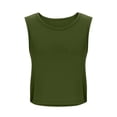 thumbnail image 4 of Landzoo One Women's Casual Sleeveless Yoga Tank Top Loose Fit Comfortable Summer Workout Vest For Daily Wear Outdoor Activities Soft Stylish Basic Camisoles & Tanks, 4 of 4