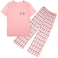 thumbnail image 3 of DAKIMOE Womens Pajama Sets 2 Piece Sets for Women Summer Sets Short Sleeve Pajamas Lounge Set Casual Sleepwear Loungewear PJS, S-XXL, 3 of 9