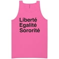 thumbnail image 1 of Liberte Egalite Sororite Neon Tank Top, 1 of 1