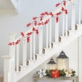 thumbnail image 4 of Christmas Decorations Artificial Berry Vine 200CM Christmas Decorative Props for Home Fireplace Dining Table Center Staircase Porch Party Decor, 4 of 5