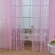 thumbnail image 5 of Ounissouiy Home Hotel Romantic Window Curtain Living Furniture Bedroom Decor Drape Soft Accessory Breathable Full Room Flocking rosado 2piezas, 5 of 6