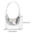 thumbnail image 2 of Bolso de mano de PU para mujer, bolso de mano sencillo, bolso de mano informal para viajes al aire libre, 2 of 9